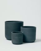Black Fiberclay Planter